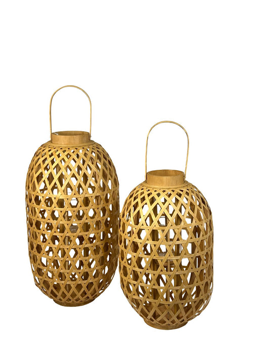 farol bietnam boho madera mediano 63x26 cm