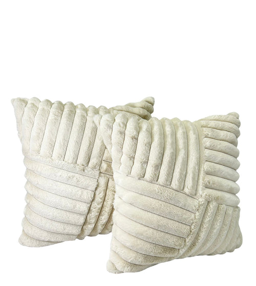 cojin funda mink geometrico rayas 45x45 cm