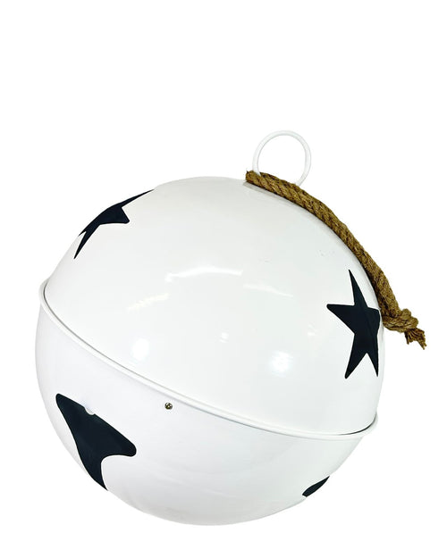 Bola cascabel estrella blanco 45 cm