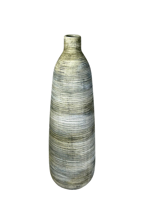 jarron alto ceramica faces 46x16 cm