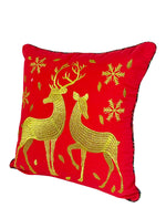 cojin funda renos 3 colores 45x45 cm ( no incluye relleno )