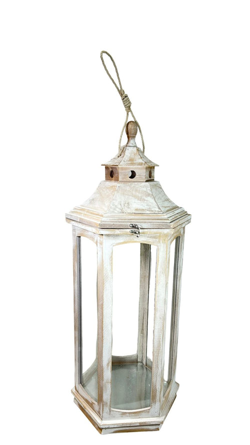Farol madera indonesia  3 tamaños