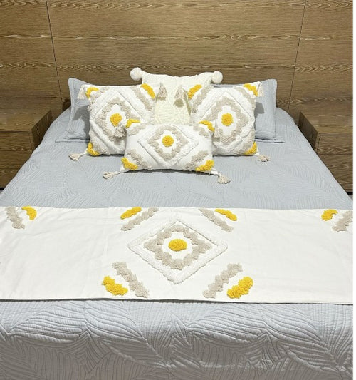 Pie de cama eclipse yellow 1.80 x 50 cm