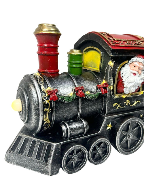 Tren de santa largo en polirecina 40x15cm