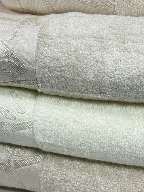 toalla sesgo manos bambu 34x74cm