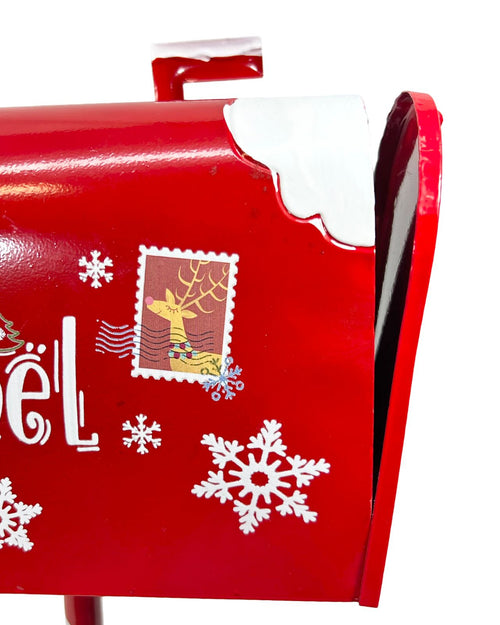 buzon mediano metal noel 50x22 cm