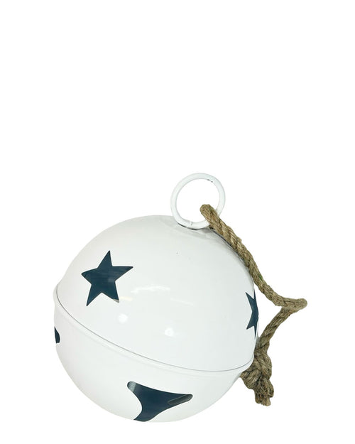 Bola cascabel estrella blanco 20cm