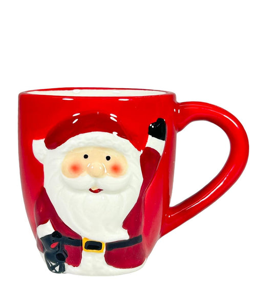 Mug santa ceramica 13x10 cm