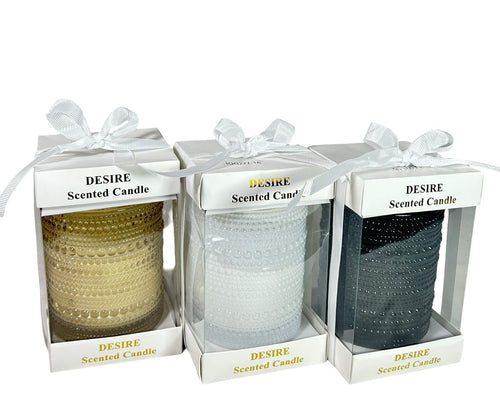 Vela de olor colores creta 8x10cm