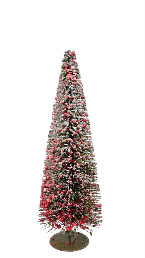 Arbol coleccion en alambre y icopor  50 cm de alto base metalica