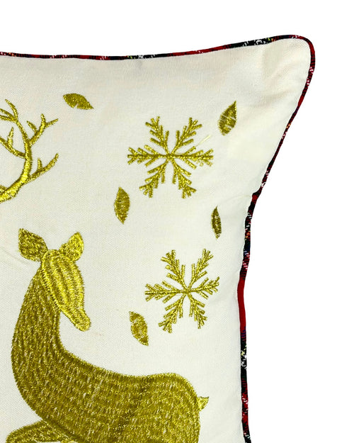 cojin funda renos 3 colores 45x45 cm ( no incluye relleno )