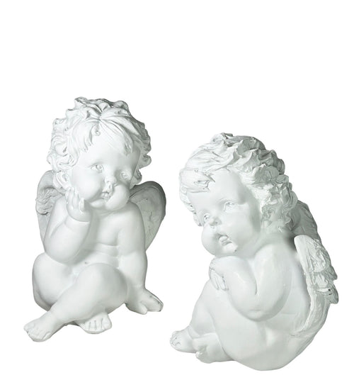 Angel pensado color white 18X13 CM