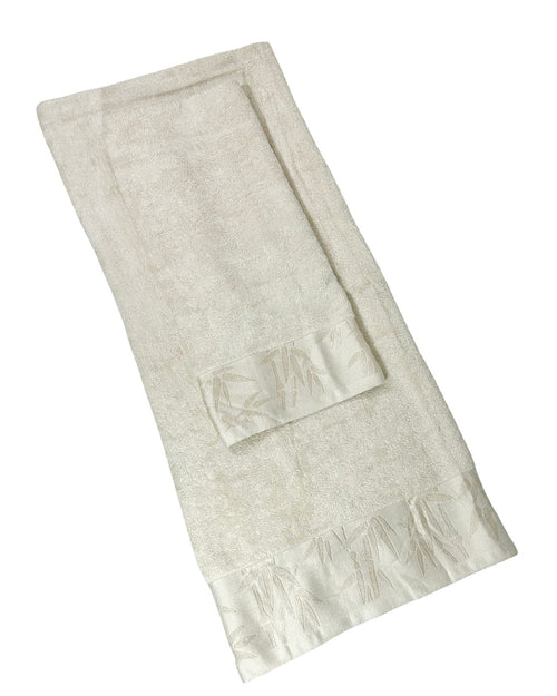 toalla sesgo manos bambu 34x74cm