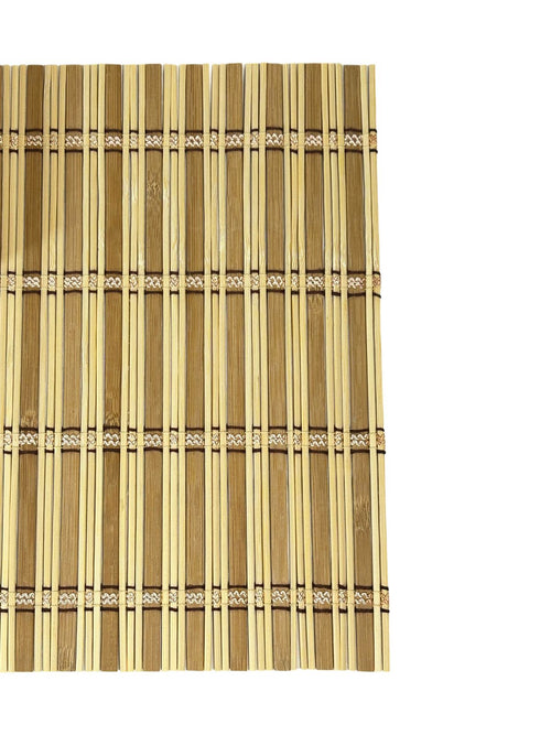 Individual bamboo x4 madera tejido 30x45 cm