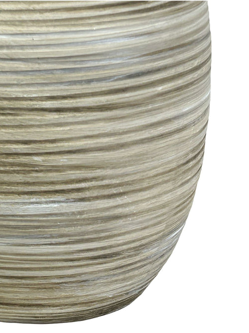 jarron ceramica terra boho 23x18 cm
