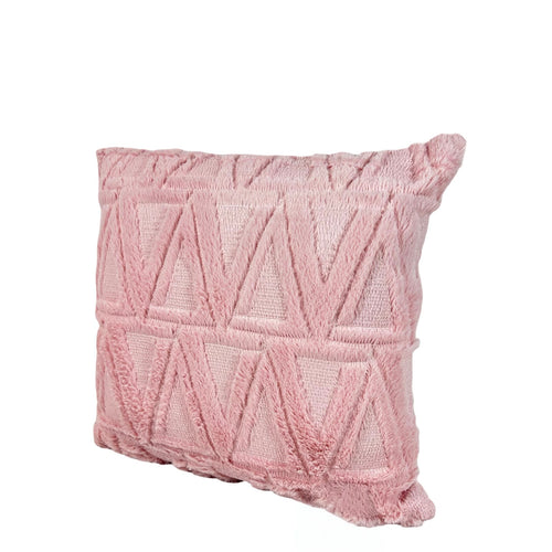 cojin funda zig zag bordado 45cm x45 cm  no incluye relleno