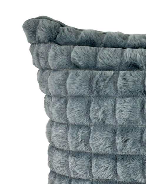 cojin mink cuadritos camel 45x45 cm   (no incluye relleno )