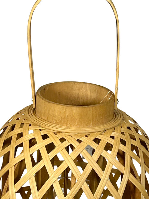 farol bietnam boho madera mediano 63x26 cm