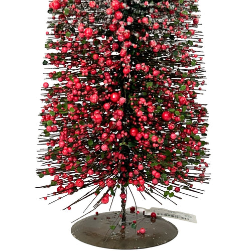 Arbol coleccion en alambre y icopor  40 cm de alto base metalica