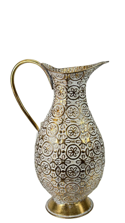 Jarra metalica indu troquelada 2 tamaños