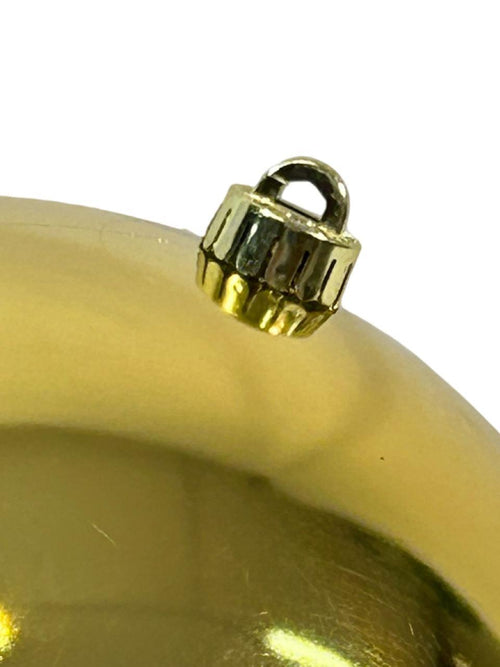 bola brillante dorada x1 unidad 15 cm