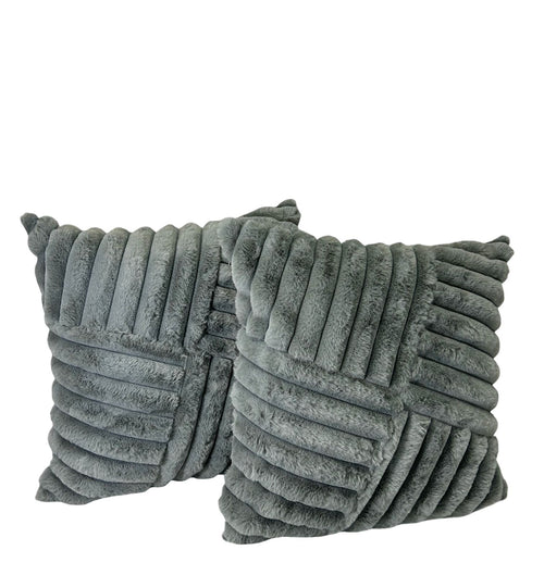 cojin funda mink geometrico rayas 45x45 cm