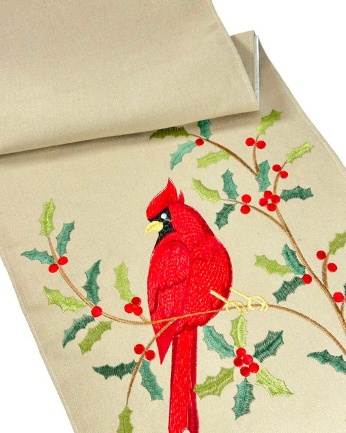 Camino Mesa Cardinal Rojo 175x35