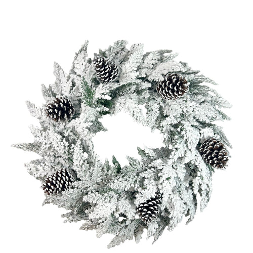 corona nevada piñas 60 cm