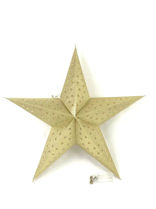 IQG Decoración - estrella surtida mediana 40cm