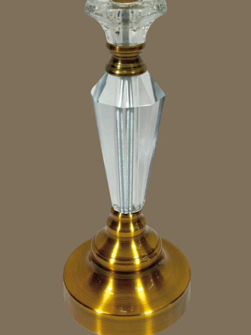 lampara de mesa royal  cristal grande 56 cm