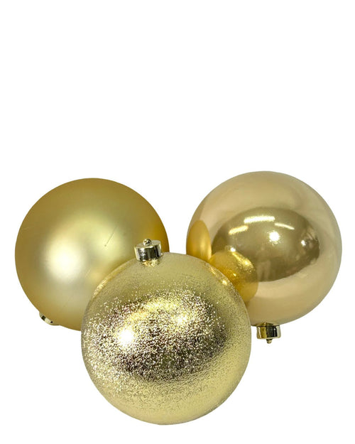 Bolas doradas x3 - 15cm