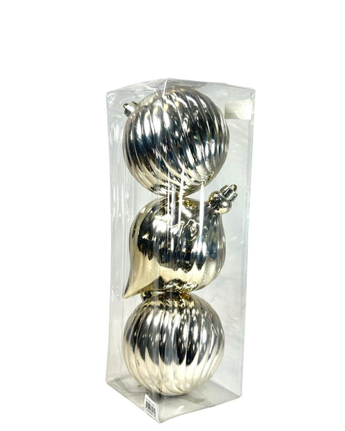 bola torno champaña x3 unidades 15 cm