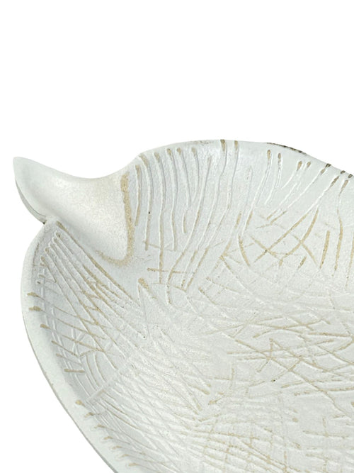 Centro de hoja pequeño en madera 24x14 cm
