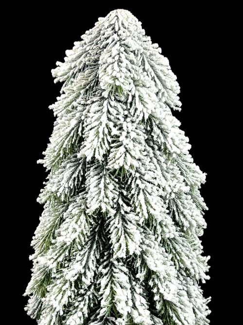 arbol de navidad grande nevado polar 60 cm