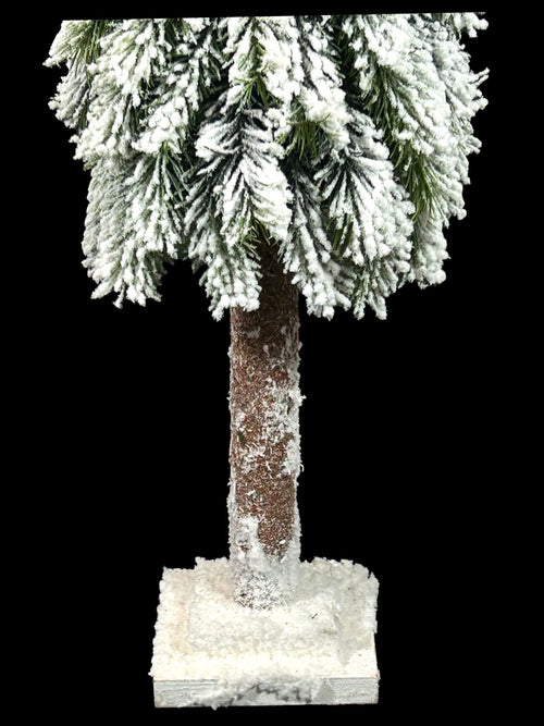 arbol de navidad grande nevado polar 60 cm