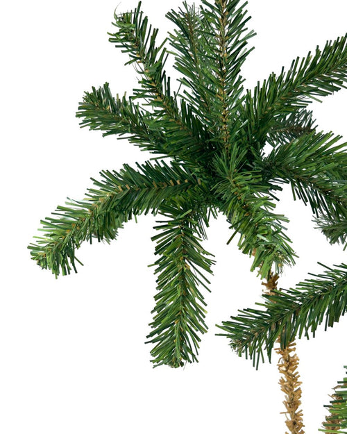 palma decorativa navidad  x2 47cm