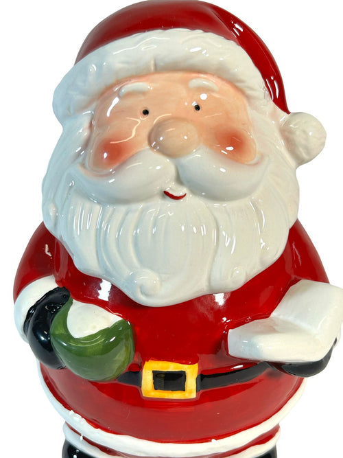 bombonera grande en ceramica estilo santa 23x16 cm