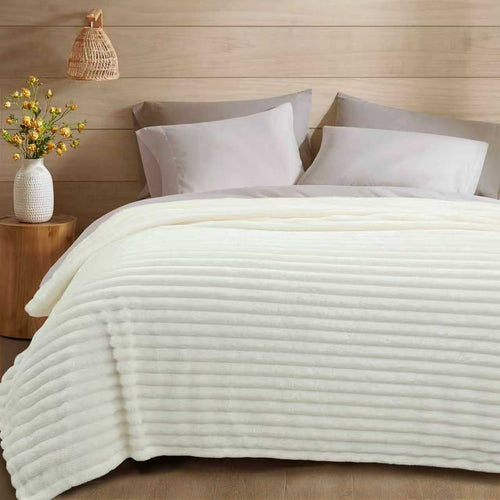 cobija acanalada termica super suave 1.80x2 metros colores surtidos