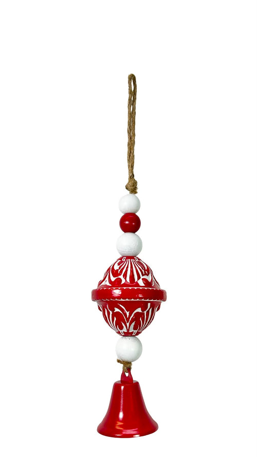 Adorno semcerro suizo rojo 38x10 cm