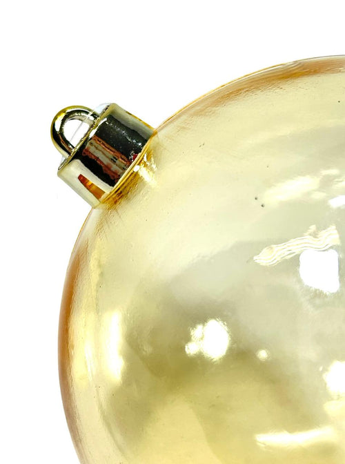 bola dorada clear x1 unidad 15 cm