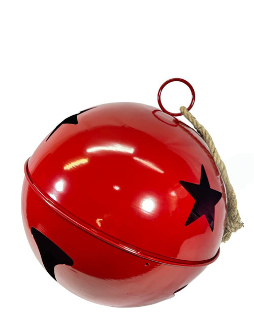 Bola cascabel estrella roja 45 cm