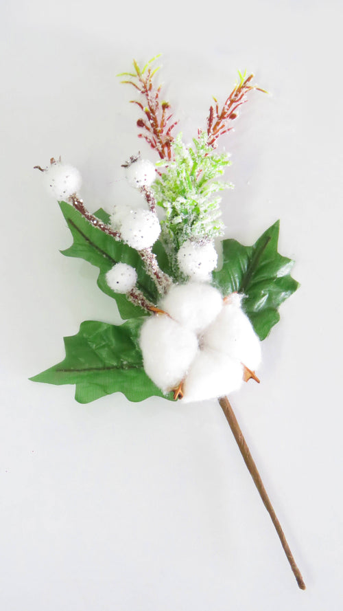 IQG Decoración - Pin nevado moticas 26 cmts